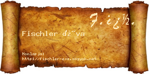 Fischler Éva névjegykártya